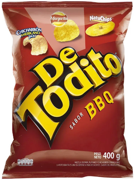 PASABOCA DETODITO X 400 GR BBQ