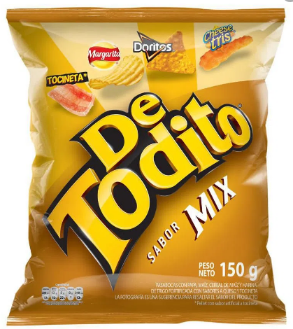 PASABOCA DETODITO X 150/ 165 GR MIX