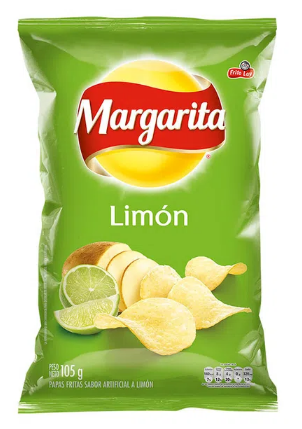 PASABOCA MARGARITA X 105/120/130 GR LIMON