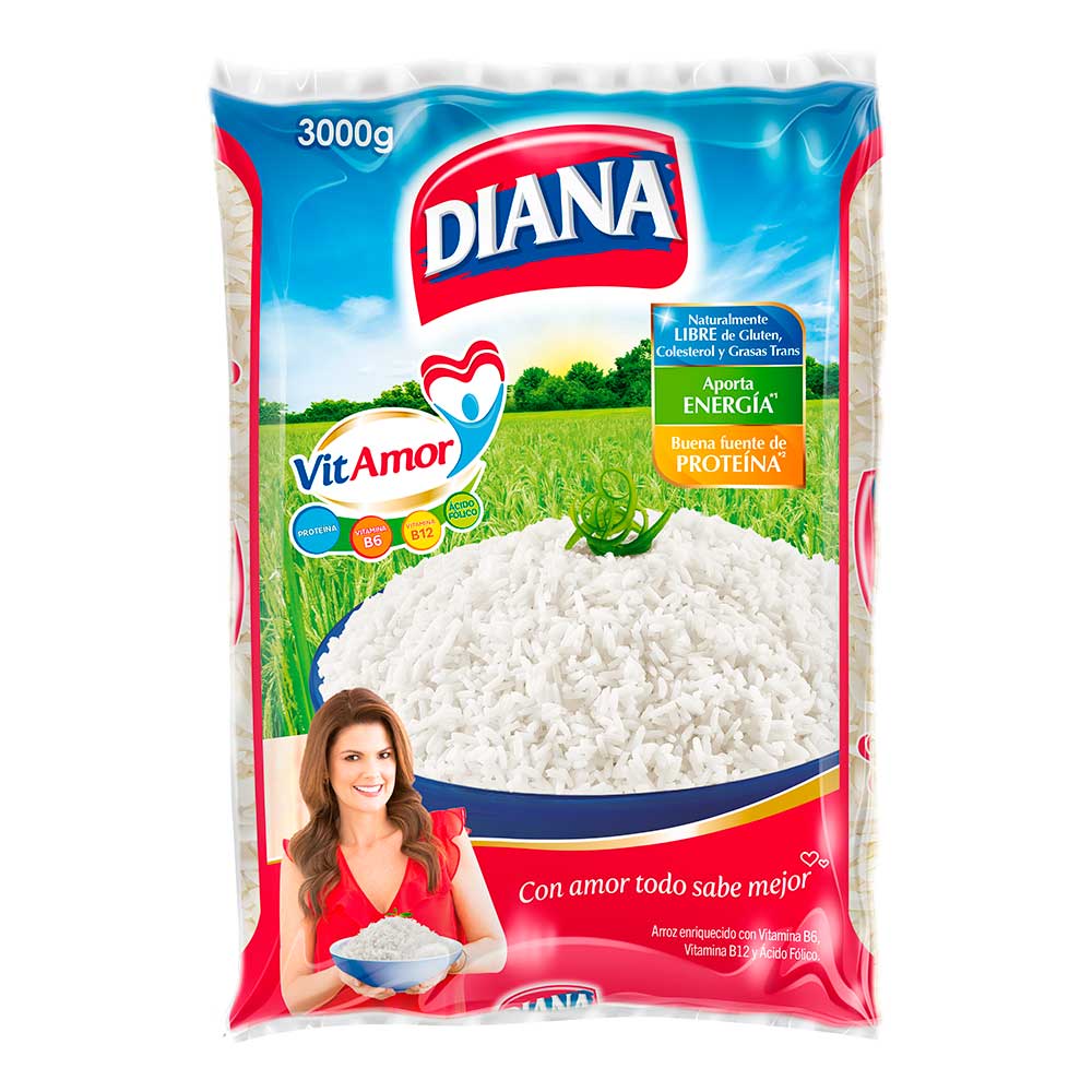 ARROZ DIANA REGULAR X 3000 GR
