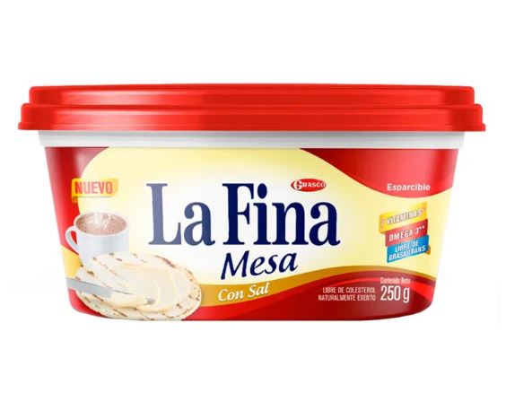 MARGARINA FINA MESA X 250/220 GR