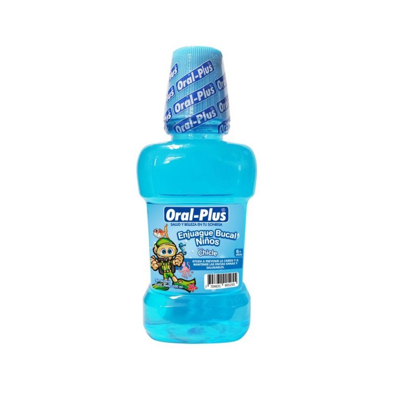 ENJUAGUE ORAL PLUS X 300 ML NIÑAS FRUTTI
