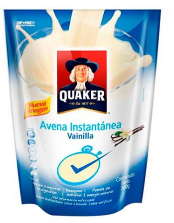 AVENA QUAKER INSTA X 180 GR VAINILLA