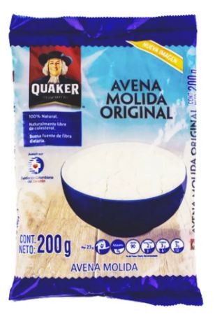 AVENA QUAKER MOLIDA X 200 GR