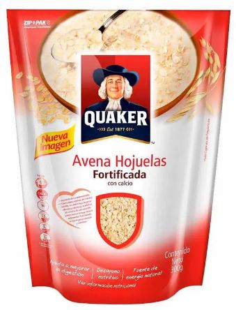 AVENA QUAKER HOJUELA FORTIFIC X 300 GR