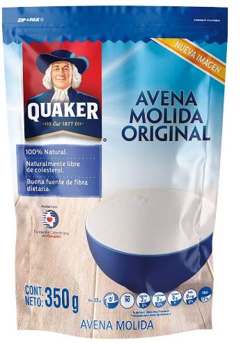 AVENA QUAKER MOLIDA X 350 GR