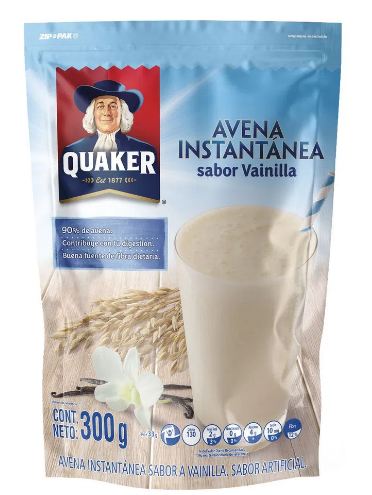 AVENA QUAKER INSTA X 300 GR VAINILLA