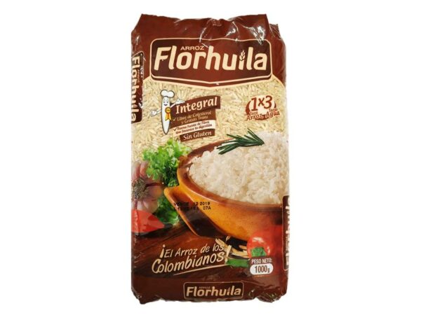 ARROZ FLOR HUILA INTEGRAL X 1000 GR
