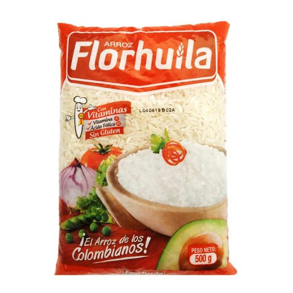 ARROZ FLOR HUILA REGULAR X 500 GR