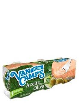 ATUN VAN CAMPS ACEITE OLIVA X 3U 240G