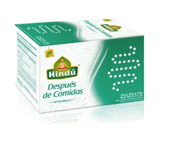 INFUSION SALUDABLE HINDU X 20 SB 20 GR DESPUES COMIDAS