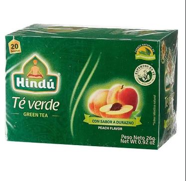 TE VERDE HINDU X 20 SB 26 GR DURAZNO