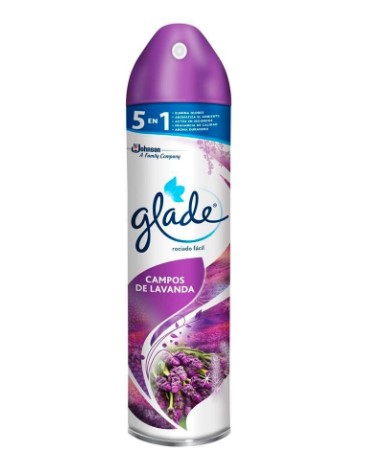 AMBIENTADOR GLADE SPRAY X 400 ML LAVANDA