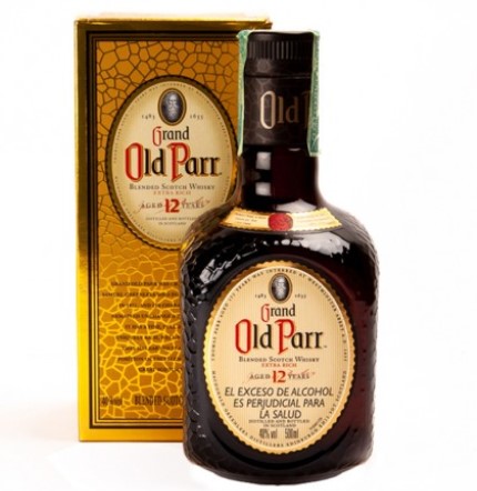 WHISKY OLD PARR 12 AÑOS X 500 ML