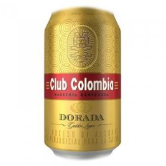 CERVEZA CLUB COLOMBIA X 330 ML DORADA