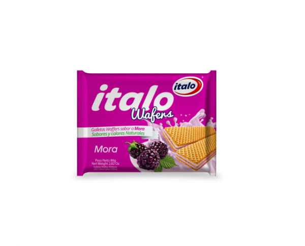 GALLETA ITALO WAFER MINITACO X 70/80 GR MORA