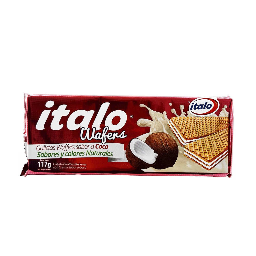 GALLETA ITALO WAFER X 117 GR COCO