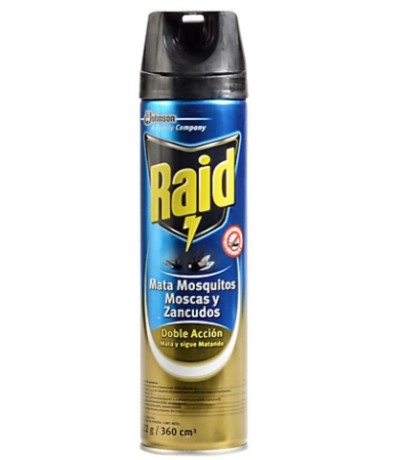 INSECTICIDA RAID DOBLE ACCION X 400 ML