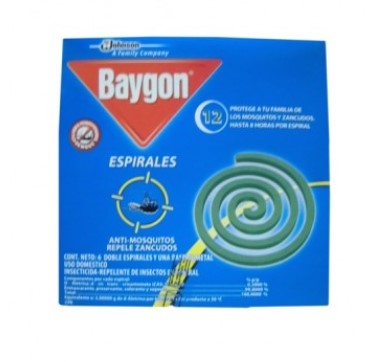 INSECTICIDA BAYGON ESPIRAL X 10 U