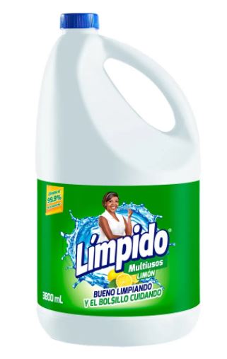 LIMPIDO BLANQUITA X 3800 ML LIMON