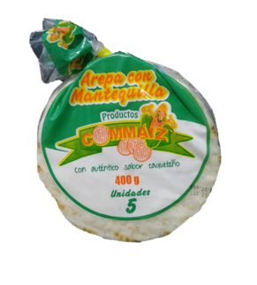 AREPA COMMAIZ MANTEQUILLA X 400GR 5U