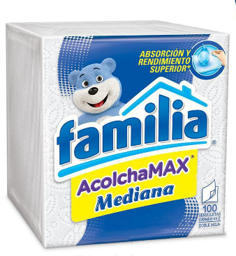 SERVILLETA FAMILIA MEDIANA X 100U