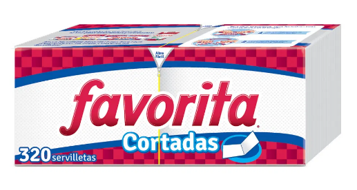 SERVILLETA FAVORITA X 300 U