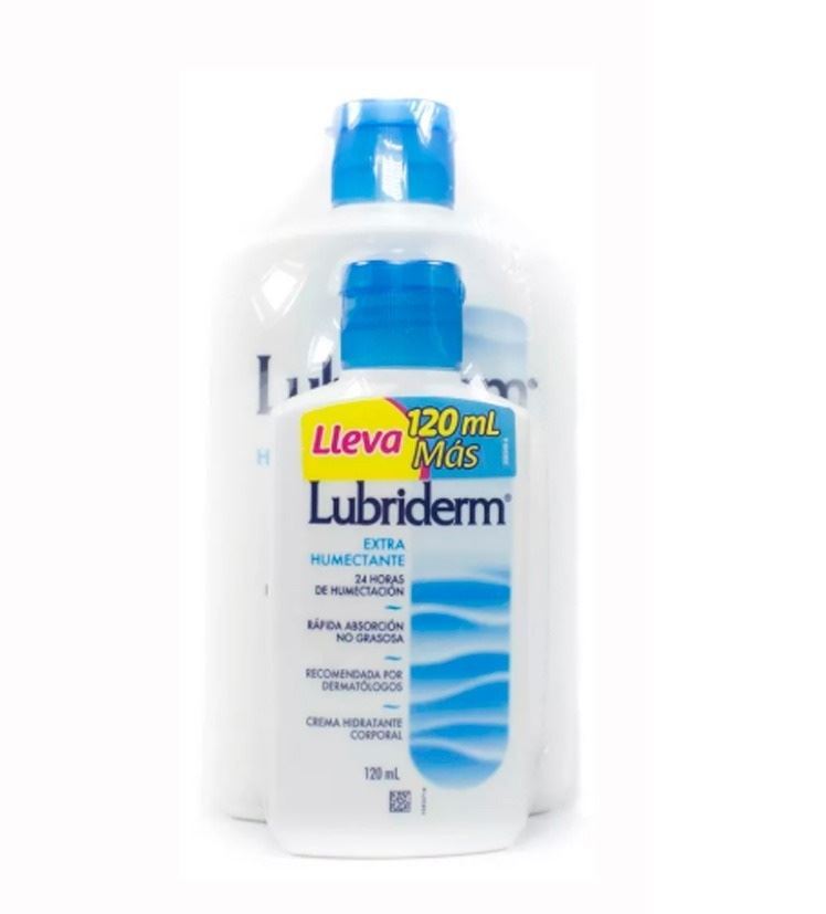 CREMA LUBRIDERM X 400 + 120 ML HUMECTA DIARIA/PIEL NORMAL
