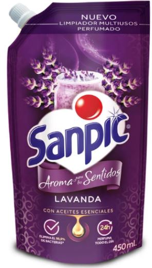 LIMPIADOR SANPIC X 450 ML LAVANDA