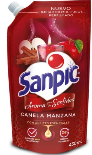 LIMPIADOR SANPIC X 450 ML CANELA MANZAN