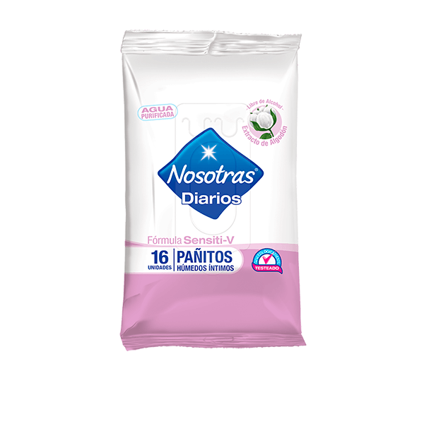 PAÑITOS HUM INTIMOS NOSOTRAS SENSITI X 16 UND