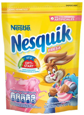 NESQUIK X 200 GR FRESA