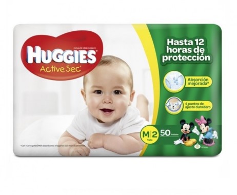 PAÑAL HUGGIES ET 2X50U