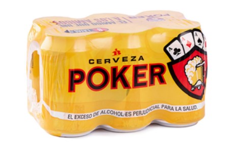 CERVEZA POKER X 330 ML ORIGINAL LATA