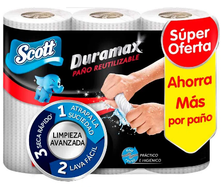 TOALLAS COCINA SCOTT DURAMAX 3X 58/52 HJS
