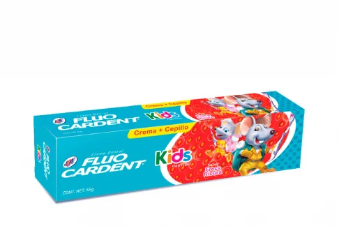 CREMA DENTAL FLUO CARDENT KIDS X 50GR +CEPILLO