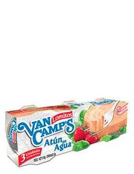 ATUN VAN CAMPS LOMO AGUA 3X240GR