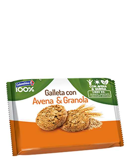 GALLETA CRAKEÑAS AVENA GRANOLA X 12U