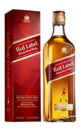 WHISKY JOHNNIE WALKER RED LABEL X 1000 ML