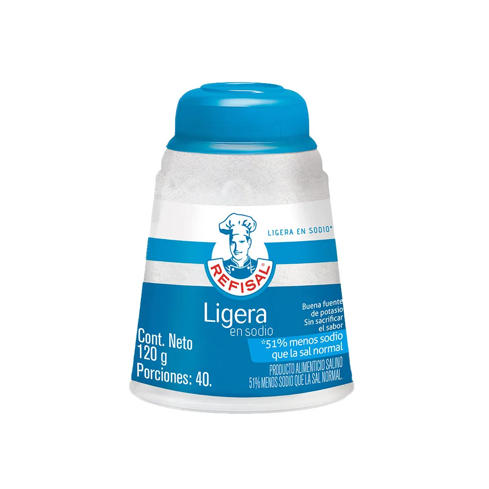 SALERO REFISAL LIGERA EN SODIO X 120 GR