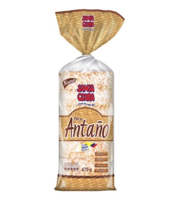 PAN TAJADO SANTA CLARA X 470 G ANTAÑO