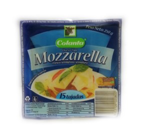 QUESILLO COLANTA MOZZARELLA TAJA X 250G