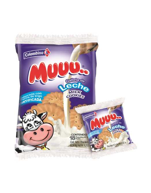 GALLETA MUUU LECHE X 18 U