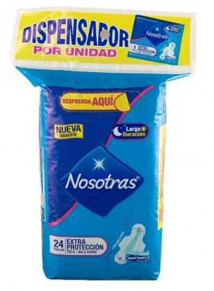TOALLAS HIG NOSOTRAS EXTRA PROTEC DIA NOCHE X 24 U