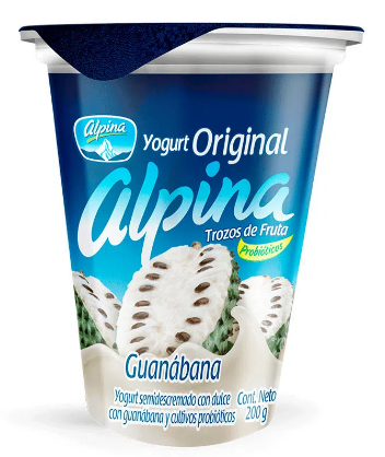 YOGURT ALPINA VASO X 150 ML GUANABANA