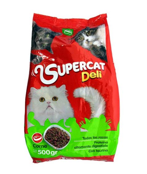 CONC SUPERCAT X 500 GR DELICIOSO SABOR/MIX CARNES