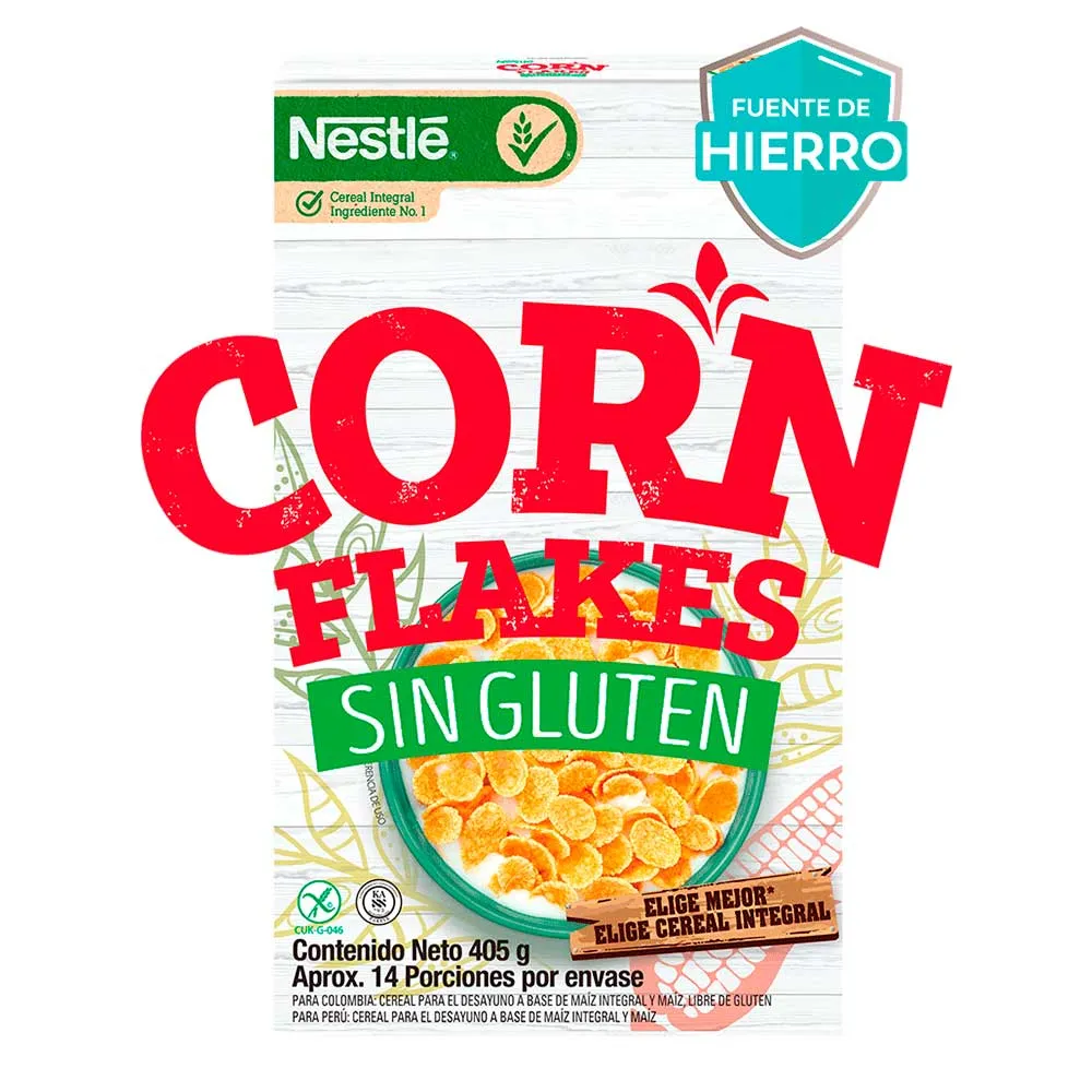 CEREAL CORN FLAKES X 405 GR NESTLE