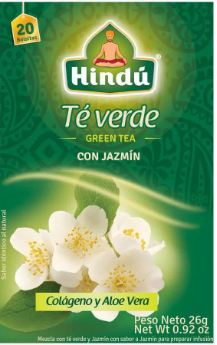 TE VERDE HINDU X 20 SB 26 GR JAZMIN