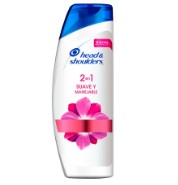 SHAMPOO H&S X 375 ML 2EN1 SUAVE Y MANEJABLE