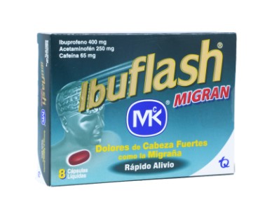 IBUFLASH MIGRAN X 8 CAPS